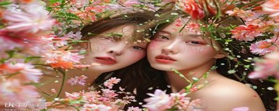 天美传媒为美妆品牌策划的 KOL 内容合作，多位达人同期种草，小红书热门笔记满屏